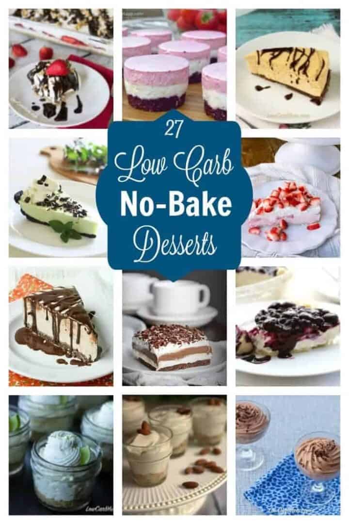 Easy No Bake Low Carb Desserts - Low Carb Yum