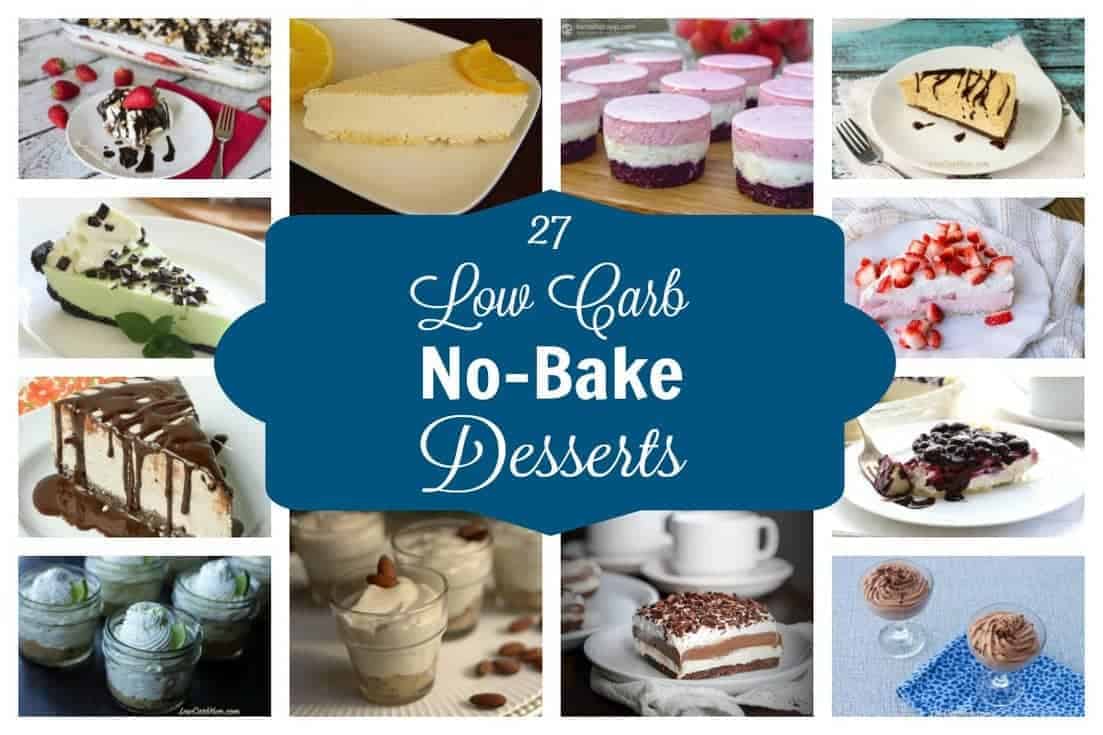 no bake low-carb keto desserts