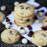 Coconut Flour Cranberry Orange Cookies