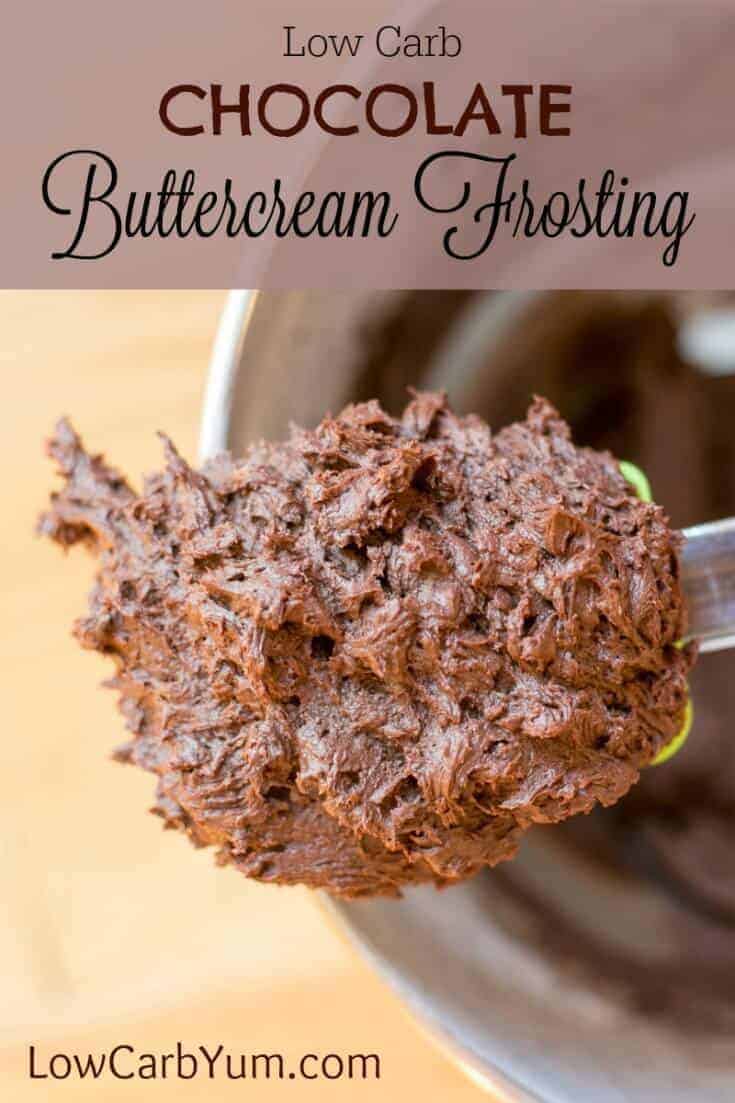 keto chocolate buttercream frosting 