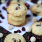 Low carb gluten free coconut flour cranberry orange cookies