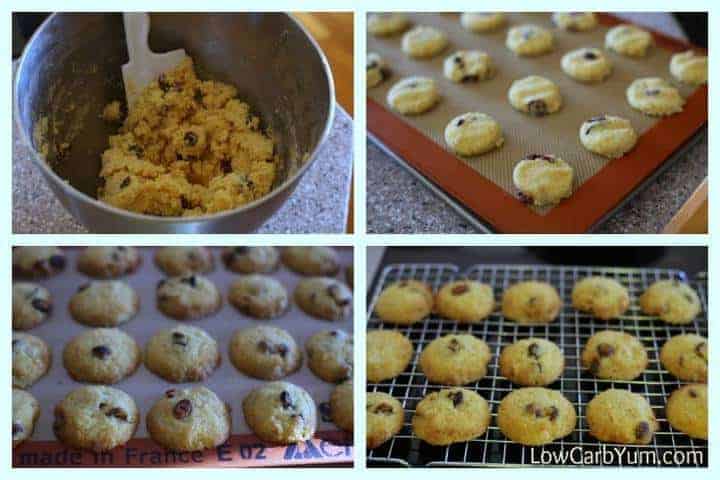 coconut flour cranberry orange cookies
