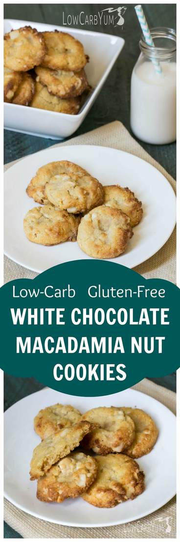 Think you can't have yummy white chocolate macadamia nut cookies on low carb? Think again! Check out this easy low carb macadamia nut cookie recipe.