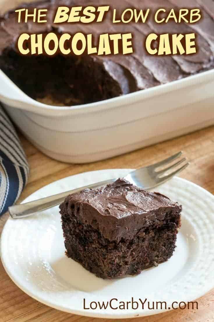 Best Low Carb Chocolate Cake Recipe Low Carb Yum