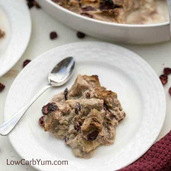 Cranberry Eggplant Bread Pudding Recipe