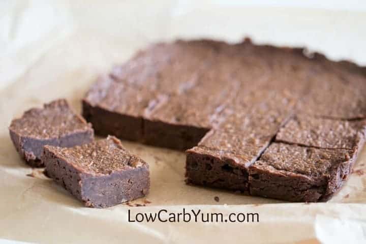 Low carb gluten free peanut flour brownies recipe