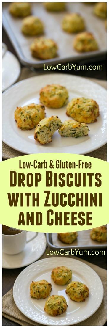 Not sure what to do with your summer zucchini crop? Why not give these low carb zucchini drop biscuits with cheese a try? They are so good!
