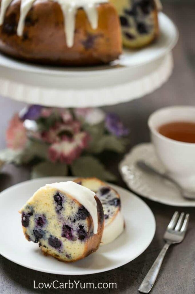 Gluten free lemon blueberry pound cake recipe