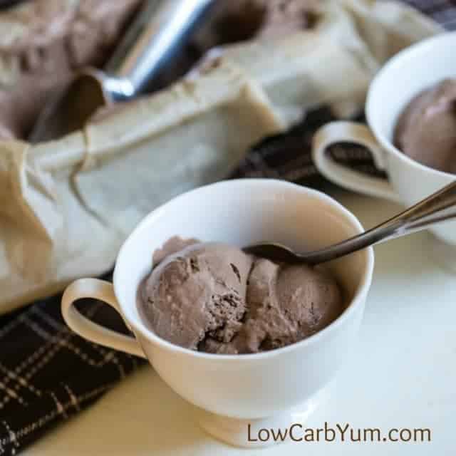 Chocolate Dairy Free Ice Cream Recipe Keto Low Carb Yum