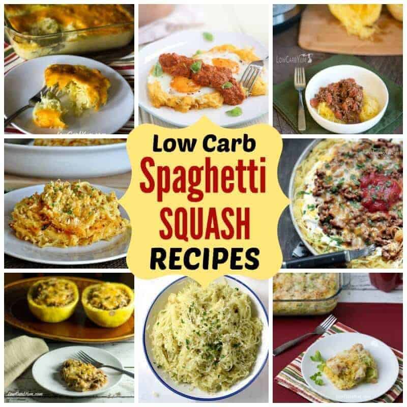 Low Carb Spaghetti Squash Recipes for Keto Diet | Low Carb Yum