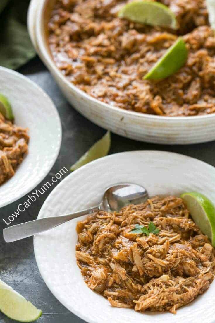 Slow cooked salsa verde chicken from Practical Paleo cookbook