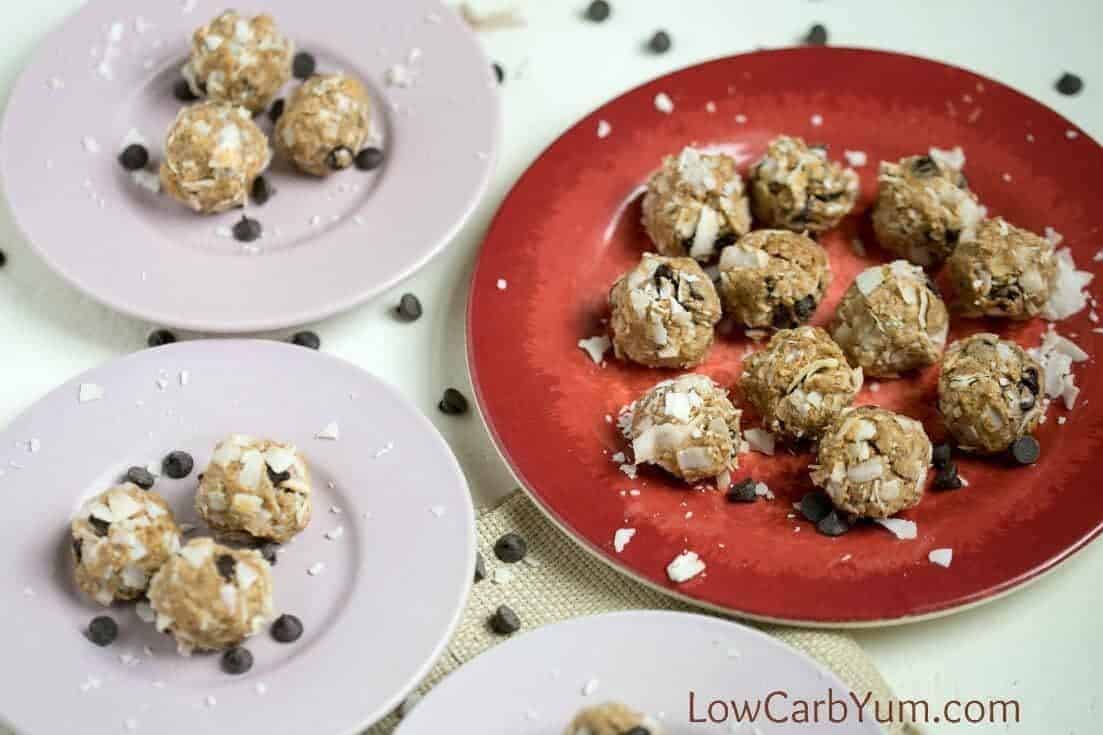 No bake almond butter balls