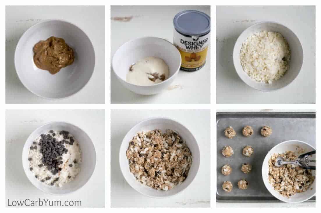 No bake almond butter balls