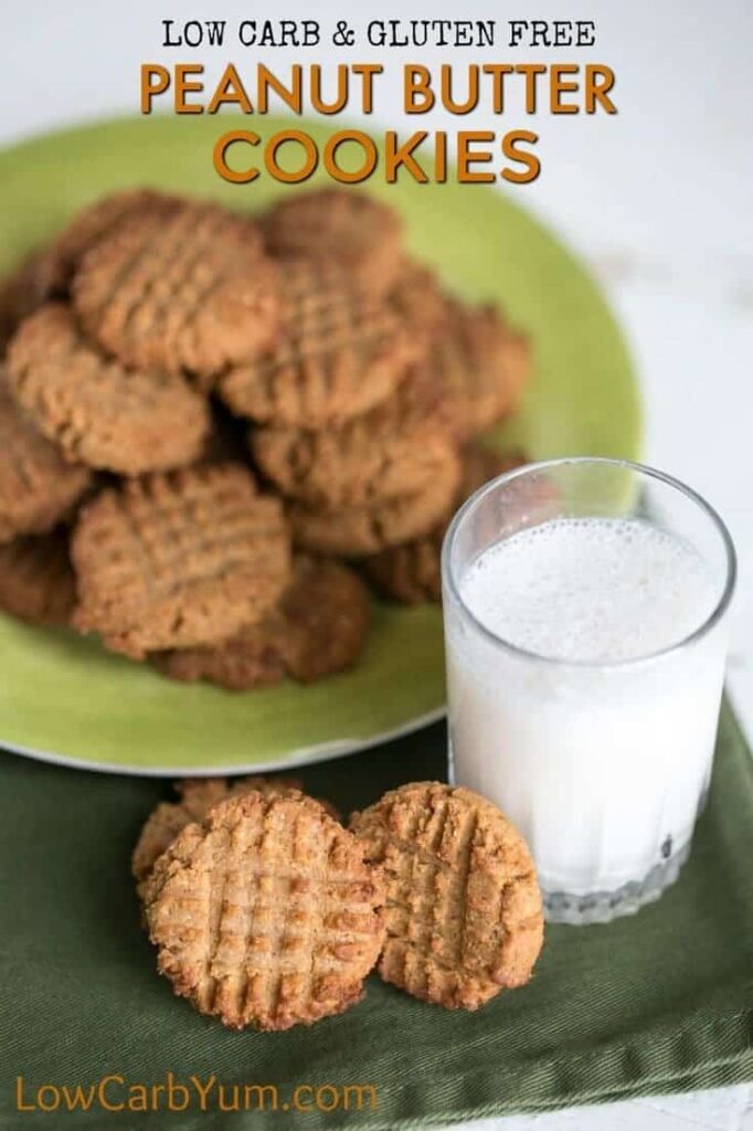 Low Carb Peanut Butter Cookies With Coconut Flour Low Carb Yum