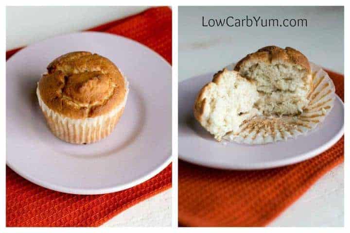 Low carb vanilla muffin