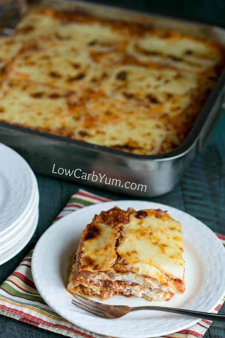 Cabbage Lasagna Recipe (Keto, Low-Carb) | Low Carb Yum