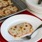 Crustless Pizza – Low Carb Ham and Cheese