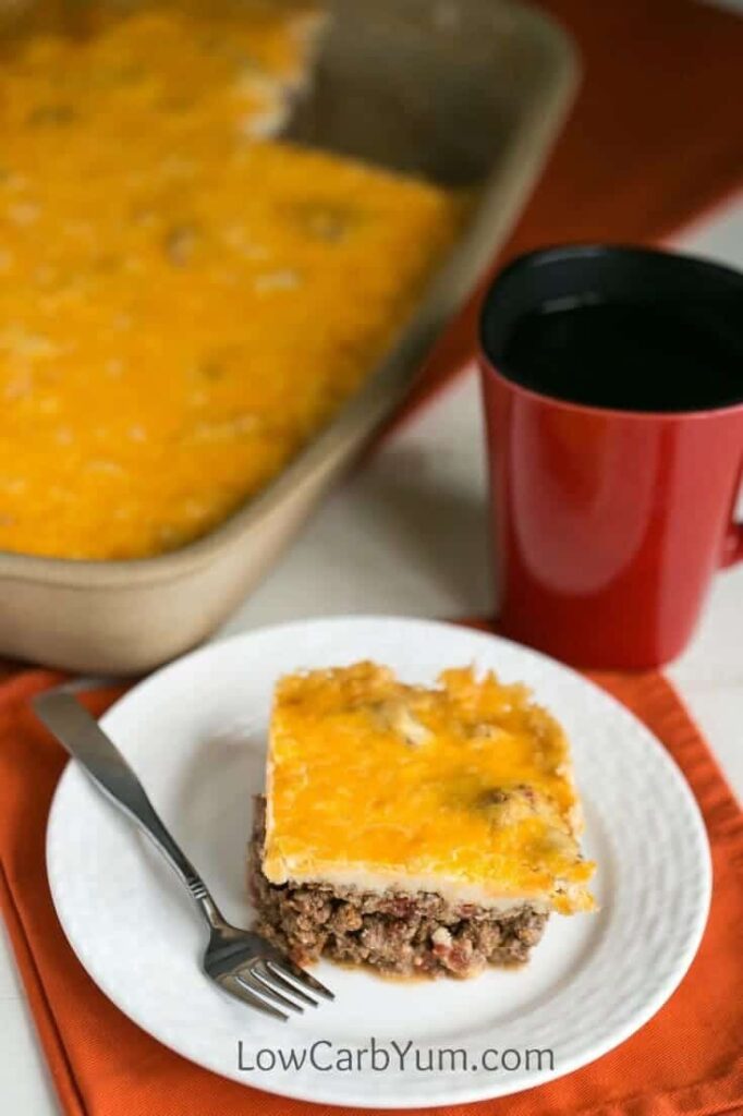 Mexican Taco Casserole Bake - Taking Out the Carbage | Low Carb Yum