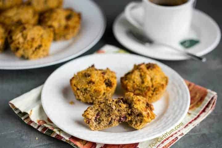 Low carb pumpkin muffins