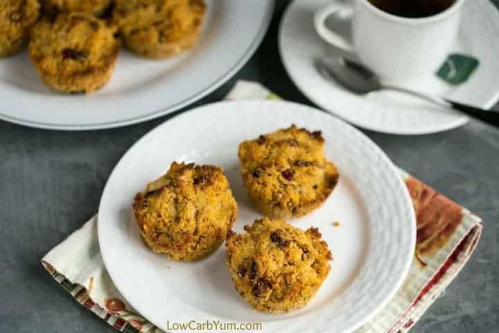 Low carb pumpkin muffins