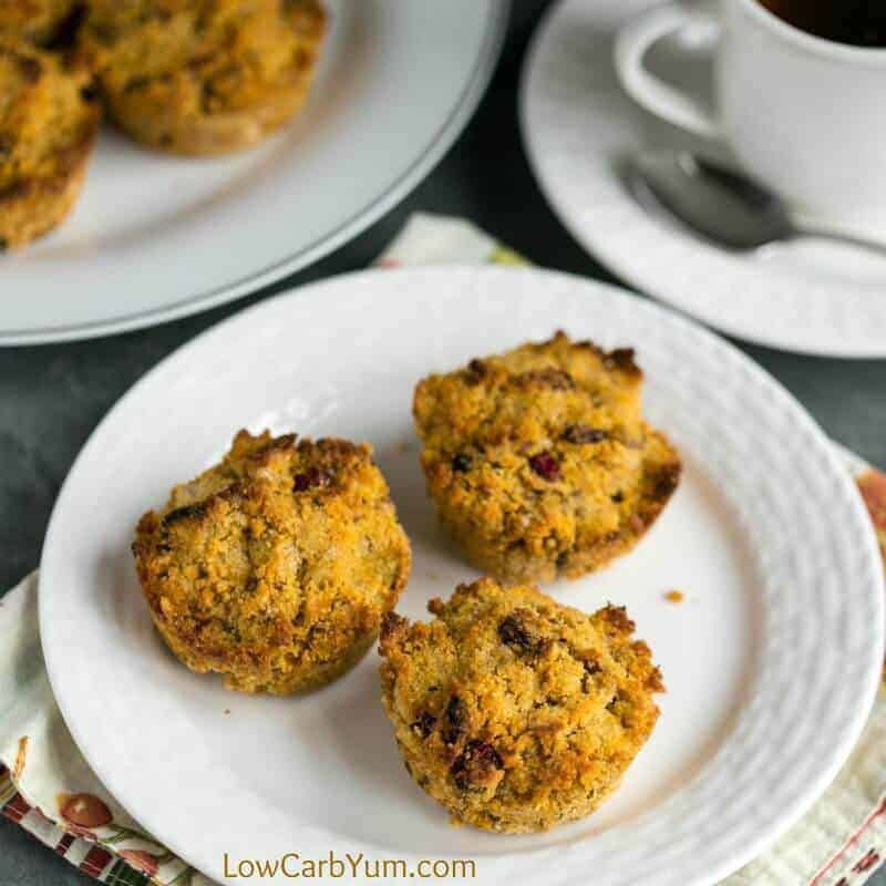 Low carb pumpkin muffins