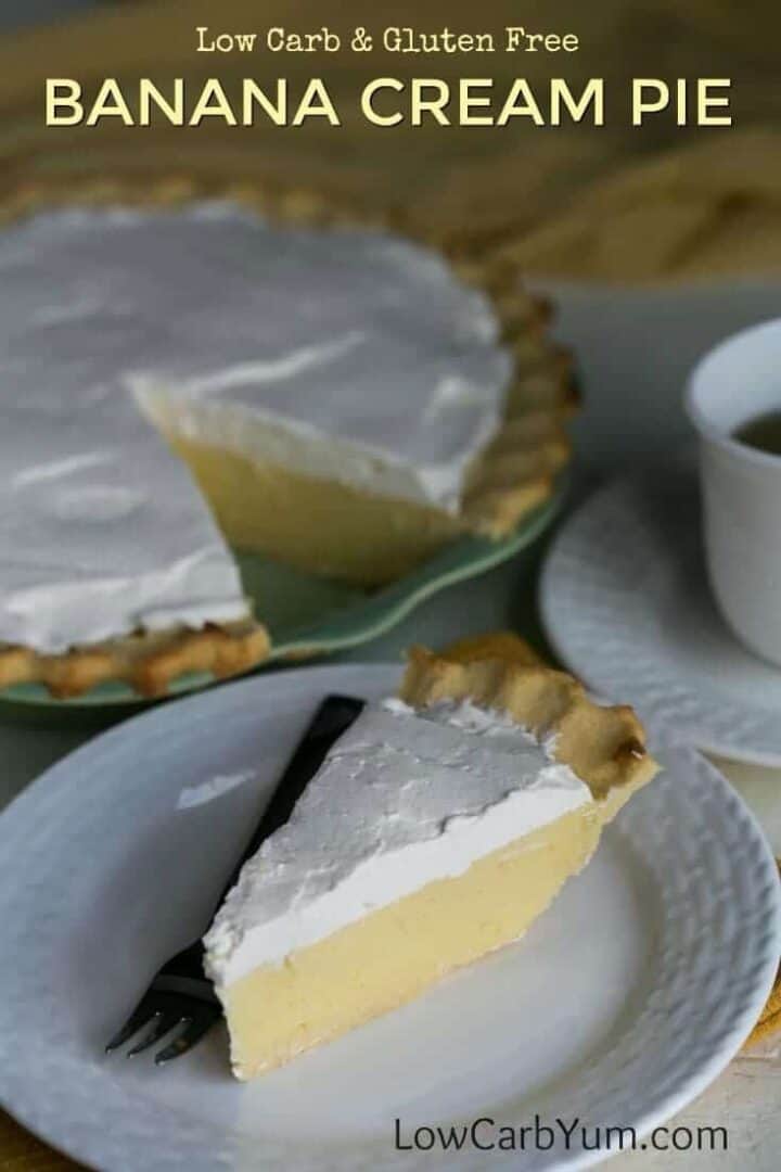 Sugar Free Banana Cream Pie Gluten Free Low Carb Yum