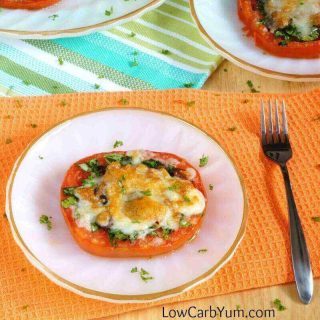 Tomato Mozzarella Appetizer with Spinach and Bacon