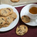 Almond flour cranberry walnut cookies
