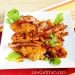 Chicken in Tomato Sauce with Cheese and Bacon
