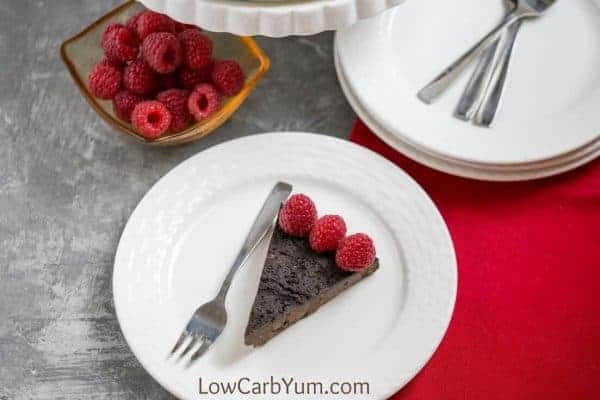 Keto Flourless Chocolate Cake - Gluten Free - Low Carb Yum