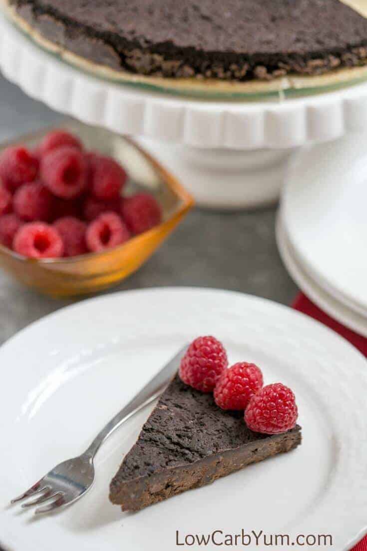 sugar free flourless chocolate cake