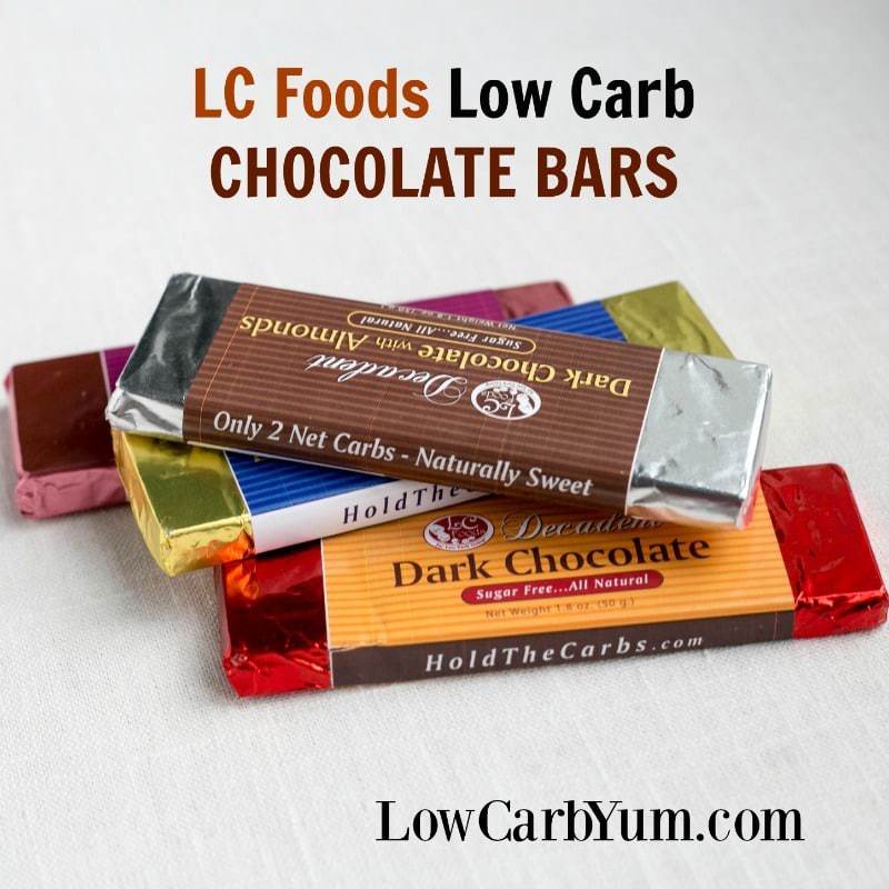 LC Foods low carb chocolate bars review
