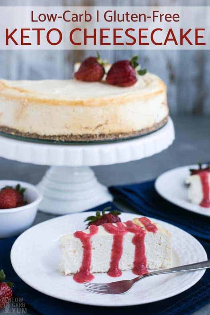 Keto Cheesecake Gluten Free New York Style Recipe Low