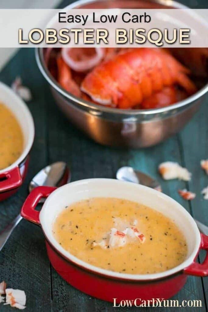 Easy lobster bisque soup recipe cover