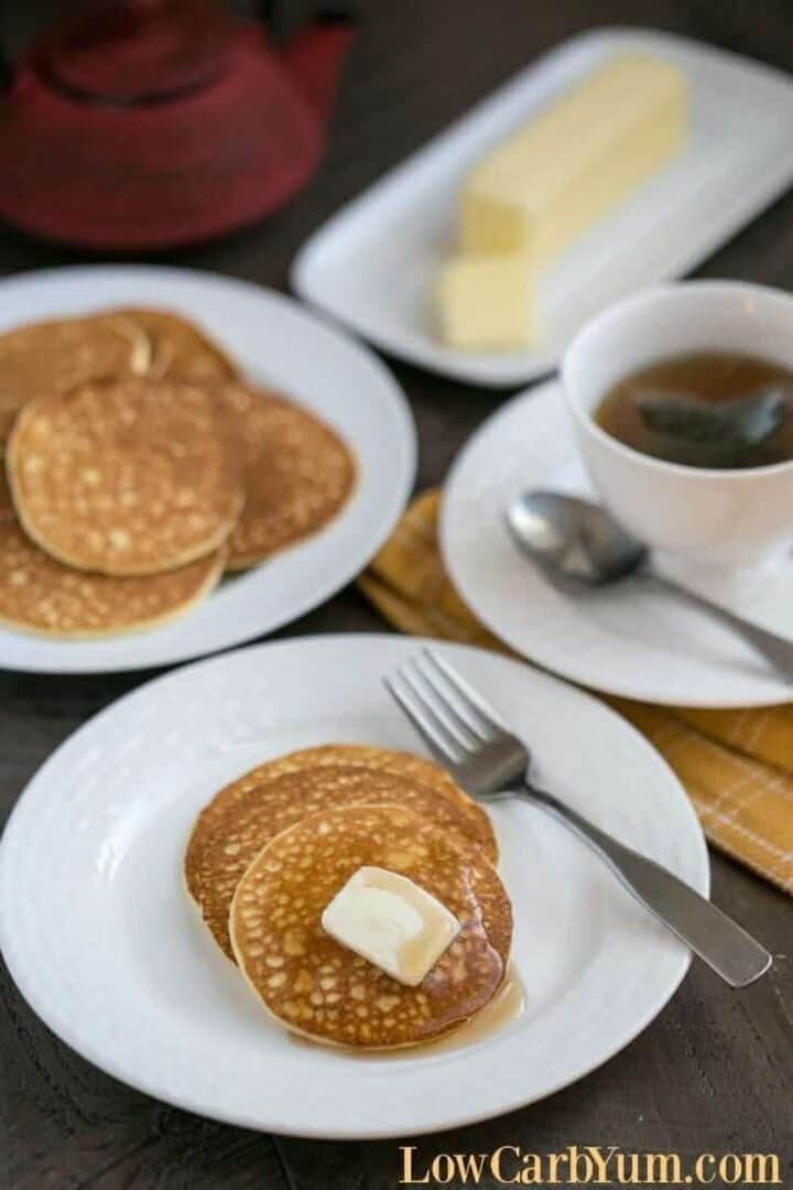 Fluffy Keto Cream Cheese Pancakes Low Carb Yum