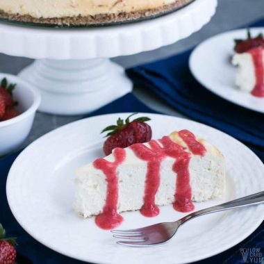 Low carb keto cheesecake