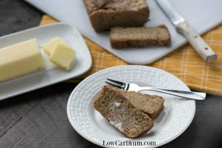 Paleo gluten free egg free bread with psyllium