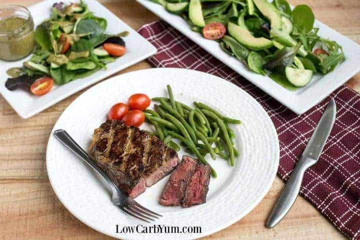 Sliced reverse sear ribeye from ButcherBox