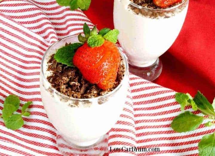 Low carb strawberry fluff dessert recipe