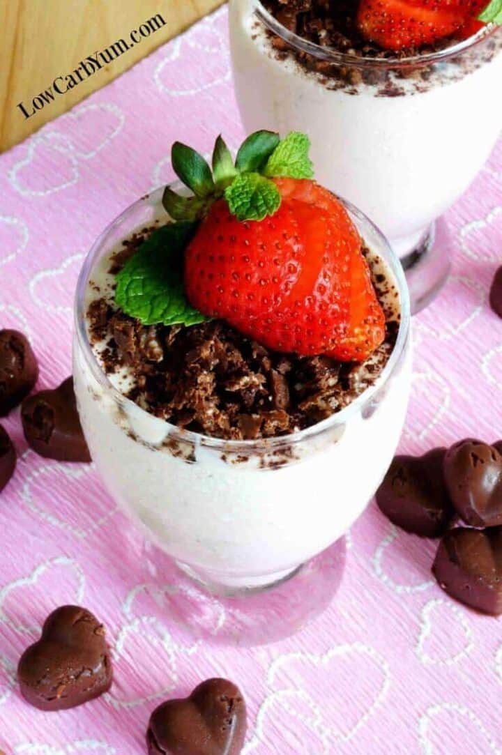 Easy Keto Strawberry Fluff Dessert Recipe Low Carb Yum