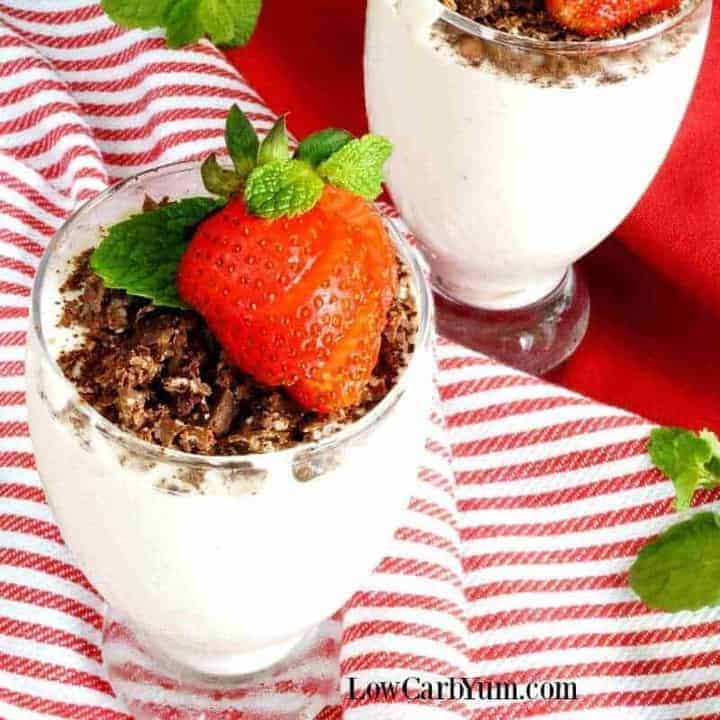 Easy Keto Strawberry Fluff Dessert Recipe - Low Carb Yum