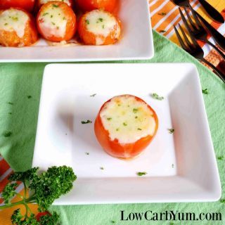 Stuffed Tomatoes with Meat and Cheese