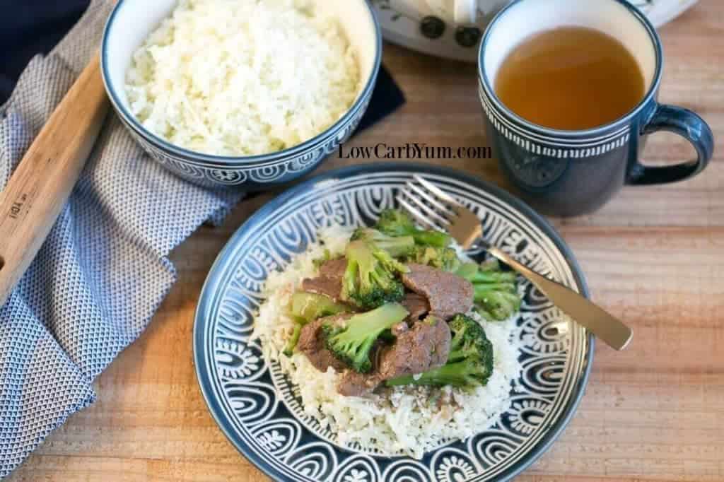Slow Cooker Crock Pot Beef and Broccoli Low Carb Yum