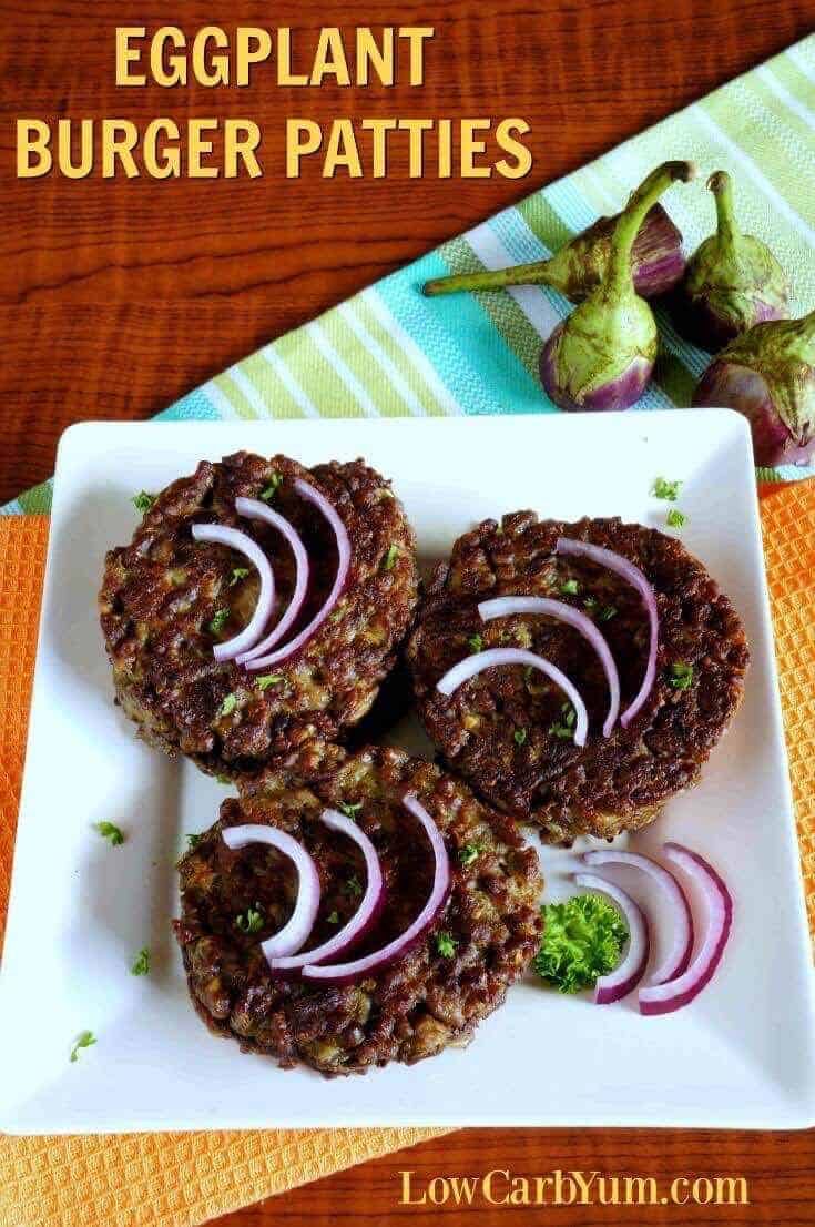 Eggplant burger recipe cover image