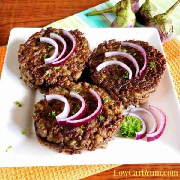 Eggplant Burger Recipe Filipino Style Low Carb Yum