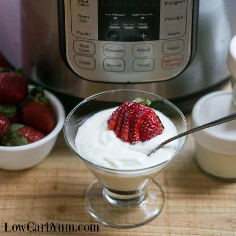 How to Make Low Carb Yogurt Using an Instant Pot Low Carb Yum