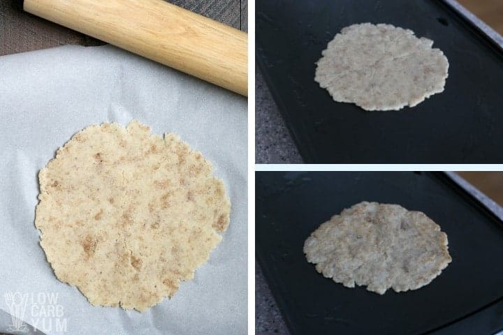 making the tortillas