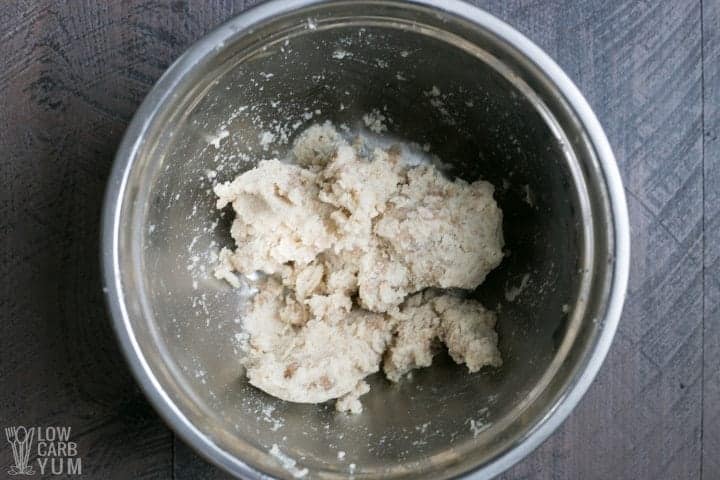 Mixed tortilla dough