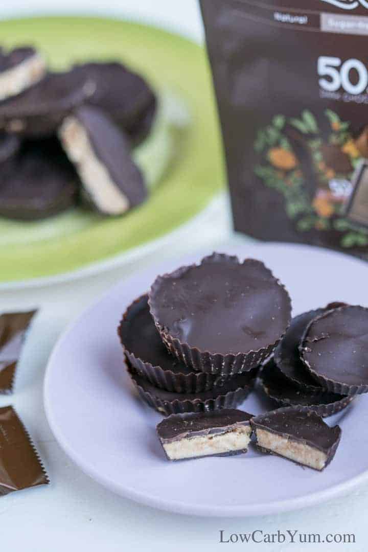 Easy keto peanut butter cups homemade low carb candy