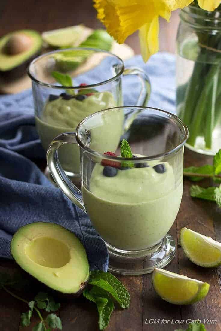 Green keto smoothie recipe